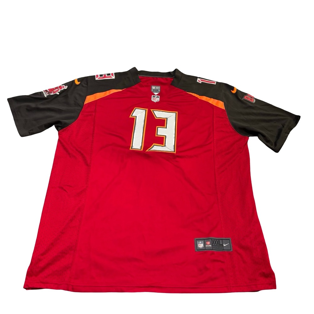 Nike Tampa Bay Buccaneers Mike Evans 13 NFL Jersey Red Mens‎ XXXL